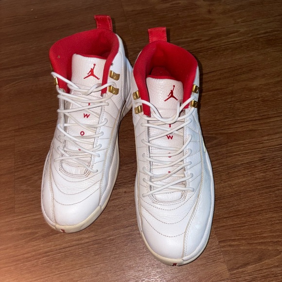 Other - White and Red Air Jordan Sneakers